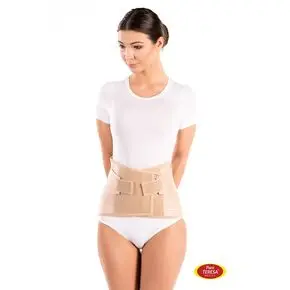 Корсет стабілізуючий попереково-крижовий Pani Teresa (PT 0236_beige), 26 см (подвійна стяжка), Колір: бежевий, Розмір: L 
