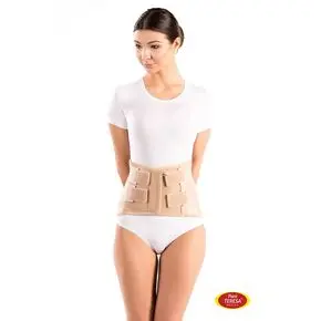Корсет стабілізуючий попереково-крижовий Pani Teresa (PT 0237_beige), 26 см (потрійна стяжка), Колір: бежевий, Розмір: L 