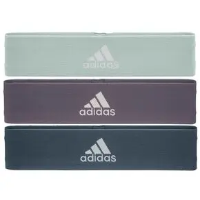Набор эспандеров Adidas Resistance Band Set (L, M, H) зеленый, фиолетовый, темно-синий, (арт.ADTB-10711), Цвет: зелений/фіолетовий/т.синій 
