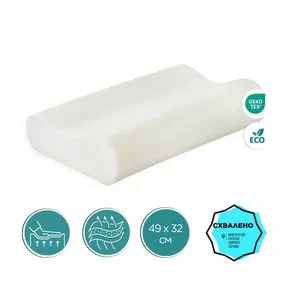 Подушка ортопедическая с эффектом памяти OPO-111 Classic Ortomed 