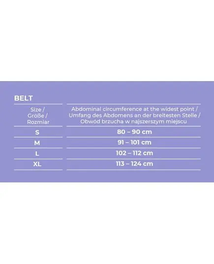 Пояс компресійний Sigvaris Aesthetic (арт.Medical Care BELT), Sigvaris (Швейцарія), Колір: чорний, Розмір: L фото 4