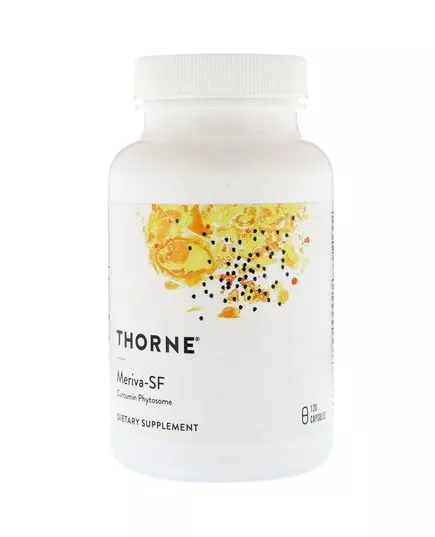 Фитосома Куркумина, Meriva-SF, Curcumin Phytosome, Thorne Research, 120 Капсул 