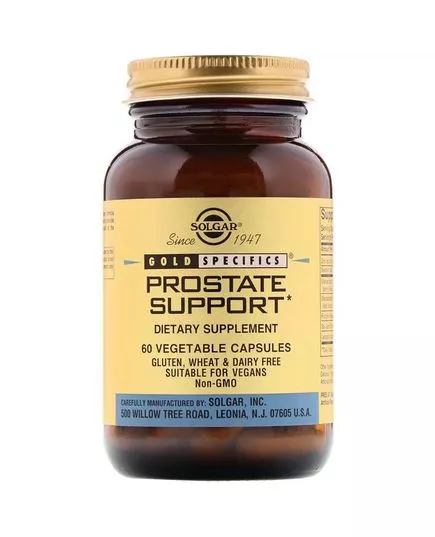 Поддержка Простаты, Prostate Support, Solgar, 60 вегетарианских капсул 