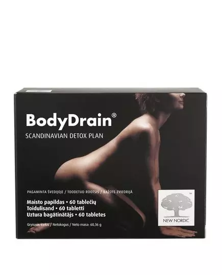 Средство  для очистки организма Body Drain®, 120 таблеток, New Nordic (Швеция) 