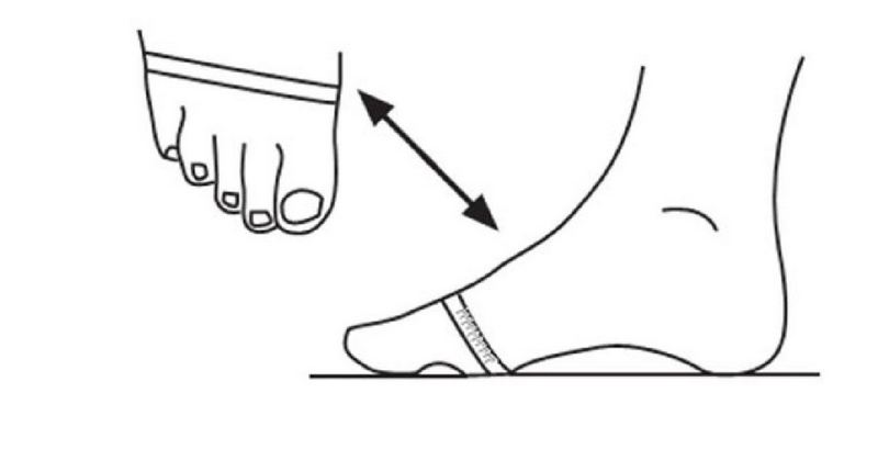 Как измерить полноту стопы