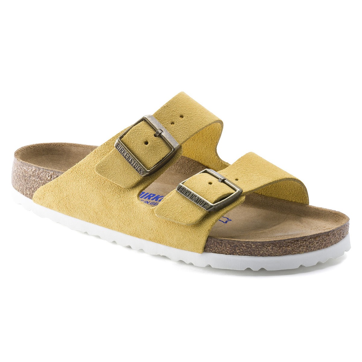 

Шлепанцы ортопедические Arizona (1015889S/1015890N) мягкая стелька, BIRKENSTOCK, Желтый