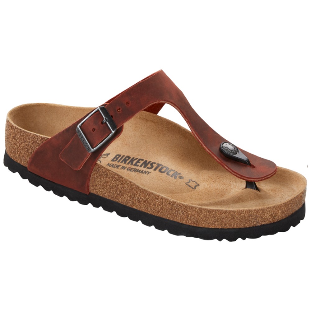 

Вьетнамки ортопедические Gizeh (1015547N), BIRKENSTOCK, Бордовые;бордовый