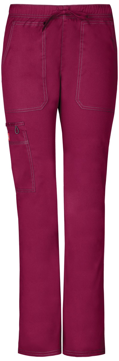 

Женские медицинские брюки DK100P Dickies GenFlex (Contrast) (WINZ), Dickies (США), Бордовый