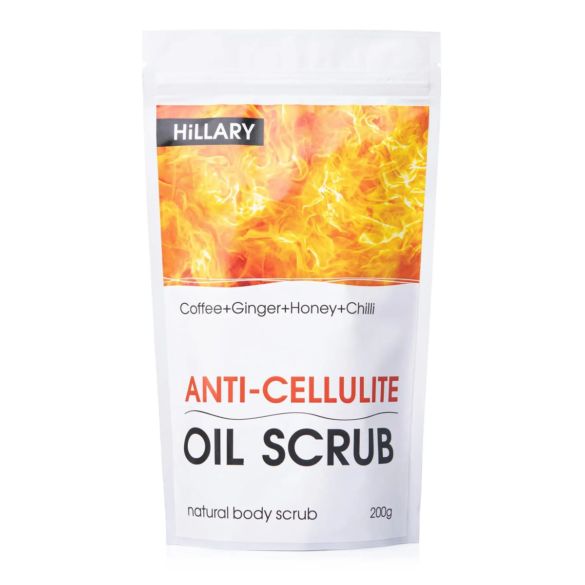

Антицеллюлитный разогревающий скраб для тела Hillary Anti-cellulite Oil Scrub, 200 г