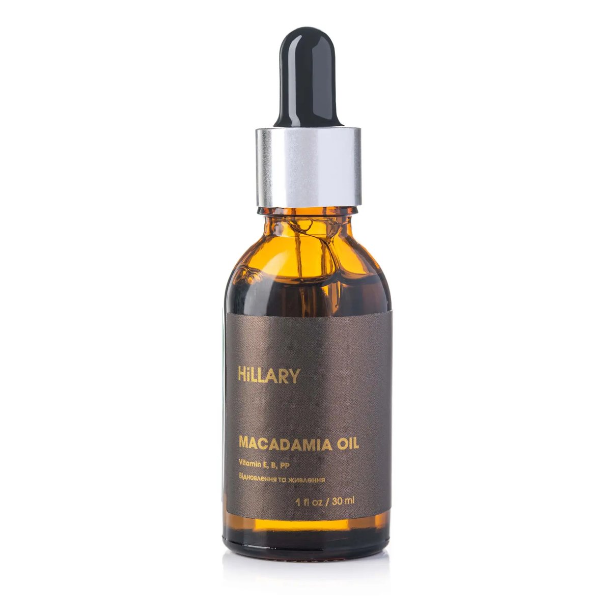

Органическое нерафинированное масло макадамии холодного отжима Hillary Organic Cold-Pressed Macadamia Oil 30 мл