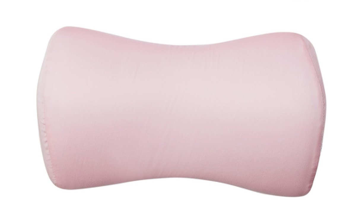 

Ортопедическая подушка Roller Pillow валик под живот (наволочка тенсел), Correct Shape (Украина) розовый