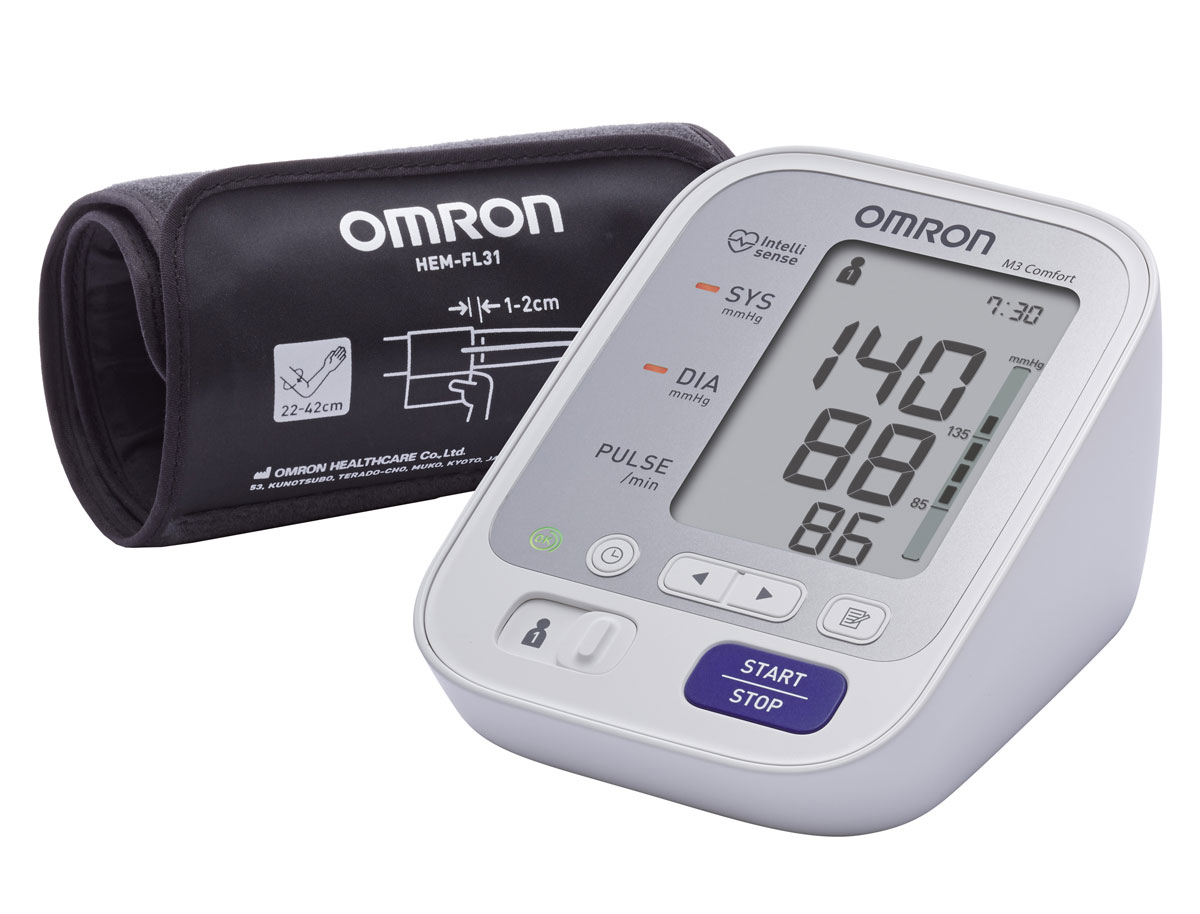 

Тонометр автоматический OMRON M3 Comfort без адаптера (HEM-7134-Е)