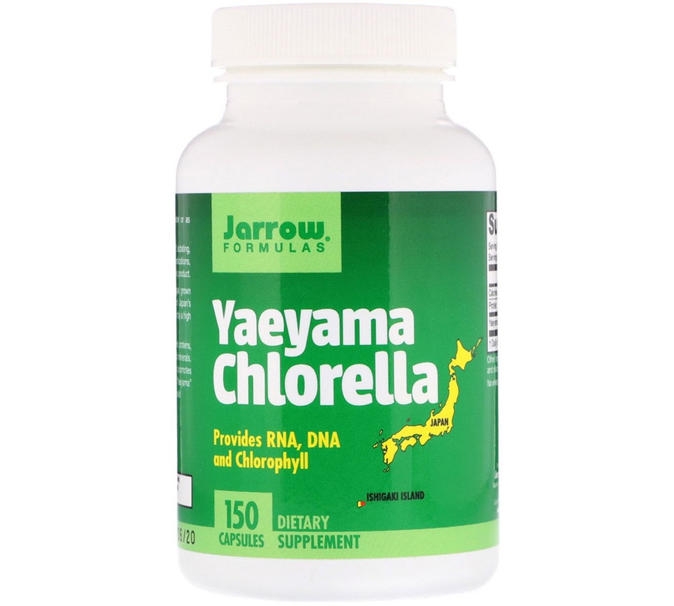 ᐈ Хлорелла, Yaeyama Chlorella, Jarrow Formulas, 150 капсул — купить в