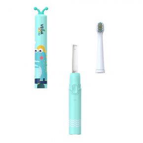 Електрична дитяча звукова зубна щітка Vega Kids VK-500B (бірюзова) 