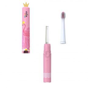 Електрична дитяча звукова зубна щітка Vega Kids VK-500P (рожева) 