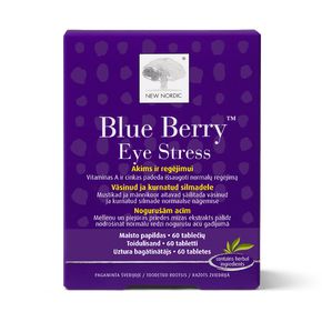 Вітаміни для поліпшення зору Blue Berry™ Eye Stress, 60 таблеток, New Nordic (Швеція) 