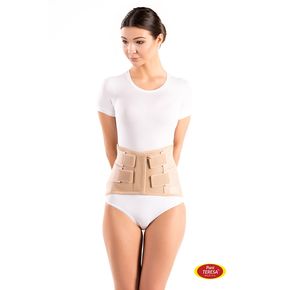 Корсет стабилизирующий пояснично-крестцовый Pani Teresa (PT 0237_beige), 26 см (тройная стяжка), Цвет: бежевий, Размер: L 