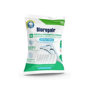 Флоcер з тримачем, насичений гідроксиапатитом Biorepair Floss (арт. BR-FL36), Biorepair (Італія) 