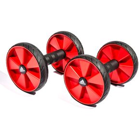 Ролики для преса Adidas Core Rollers чорний/червоний (арт. ADAC-11604) 