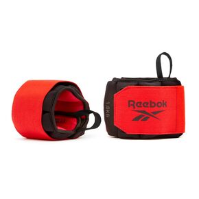 Обважнювачі зап'ястя Reebok Flexlock Wrist Weights чорний/червоний,(арт.RAWT-11260), Колір: чорний/червоний, Розмір: 0.5 кг 