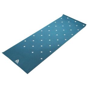 Двосторонній килимок для йоги Reebok Double Sided 4mm Yoga Mat блакитний/білий (арт.RAYG-11030GN), Колір: блакитний/білий 