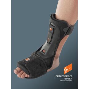 Ночной ортез на голеностопный сустав Malleonite, M90062, Orthoservice (Швейцария), Цвет: чорний, Размер: S/M 