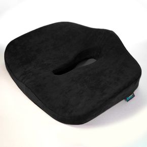Ортопедическая подушка для сидения Max Comfort (от геморроя, простаты, подагры), Correct Shape (Украина) черный, Цвет: чорний 