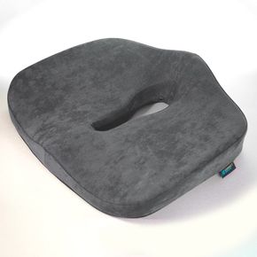 Ортопедическая подушка для сидения Max Comfort (от геморроя, простаты, подагры), Correct Shape (Украина) серый 