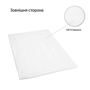 Простирадло - чохол бавовняне непромокаюче , ЛінТекс (Україна), Розмір: 35х80 