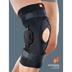Ортез на коленный сустав с полицентрическими шарнирами GenuFIT 29А (MG1129А) Orthoservice (Швейцария), Цвет: чорний, Размер: L 