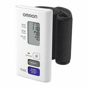 Тонометр автоматичний з манжетою на зап'ясті OMRON NightView HEM-9601T-E3, автоматичне вимірювання вночі 