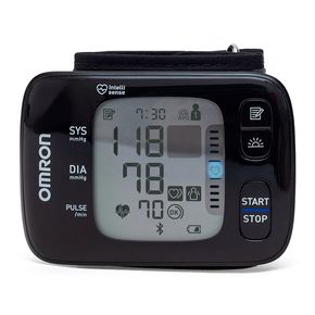 Тонометр автоматический на запястье OMRON RS7 Intelli IT (HEM-6232T-E) - передача данных через смартфон 