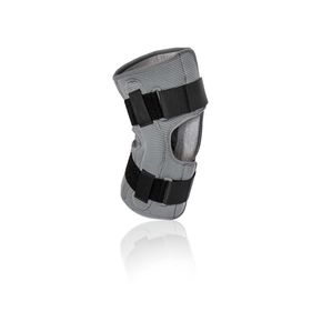 Бандаж фиксирующий на коленный сустав Knee Brace Short, ORT-90101, Orthoteh (Болгария), Цвет: сірий, Размер: L 