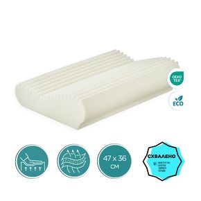 Подушка ортопедическая с эффектом памяти OPO-104 Classic Ortomed 