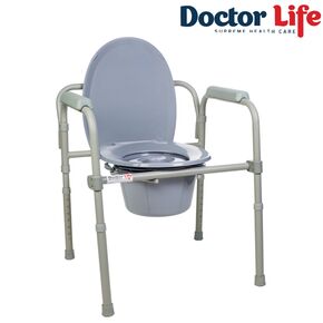 Стул туалетный складной стальной, 12627, Doctor Life 