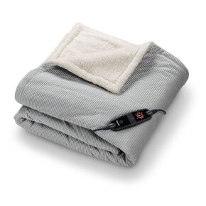 Одеяло с подогревом HD 81 Cord Light Grey, Beurer 