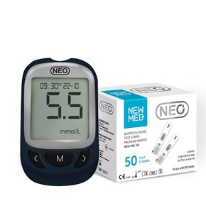 Система для контролю рівня глюкози у крові Neo повна комплектація + 50 тест-смужок (NEWMED, Австрія) 