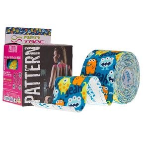 Кінезіо тейп REA TAPE Pattern (візерунок, 3 види) 5 cм х 5 м, REA TAPE (Південна Корея) 