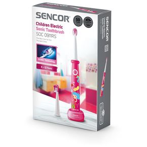 Електрична зубна щітка Sencor SOC0911RS, 6-12 років 