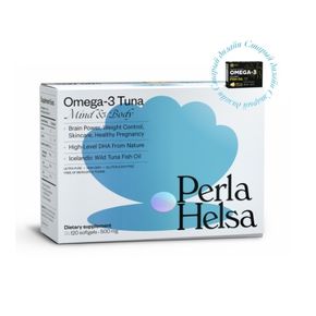 Омега-3 з м'яса тунця з високим рівнем DHA (120 капсул), Perla Helsa 