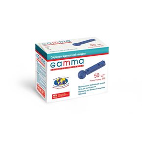 Ланцеты одноразовые универсальные Gamma (50шт) 
