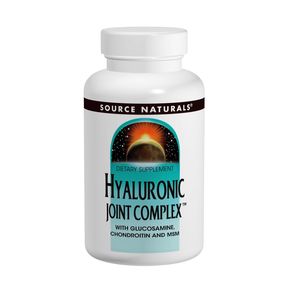 Гіалуронова кислота з глюкозаміном, хондроїтин та МСЛ, Source Naturals, 60 таблеток 