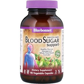 Контроль Сахара в Крови, Targeted Choice, Bluebonnet Nutrition, 90 вегетарианских капсул 