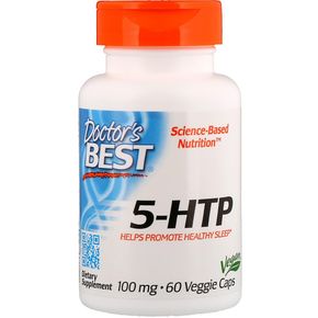 5-HTP (гідроксітріптофана), 100мг, Doctor's Best, 60 капсул 