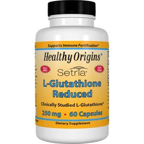 L-глутатіон 250мг, Setria, Healthy Origins, 60 капсул 