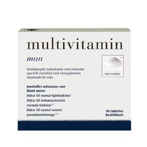 Витамины для мужчин Multivitamin man™, 60 таблеток, New Nordic (Швеция) 