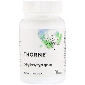 5-HTP (гідроксітріптофану), 100 мг, 5-Hydroxytryptophan, Thorne Research, 90 капсул 