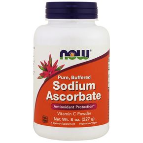 Аскорбат натрия, Now Foods, Sodium Ascorbat, порошок, 227 г 