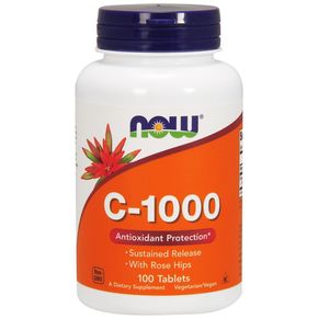 Витамин С-1000 с Шиповником, Now Foods, 100 таблеток 