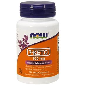 7-KETO (Дегидроэпиандростерон), 100 мг, Now Foods, 60 Вегетарианских Капсул 